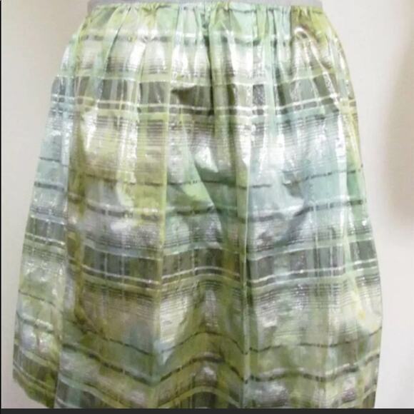 J Crew collection metallic swing skirt - Picture 2 of 7